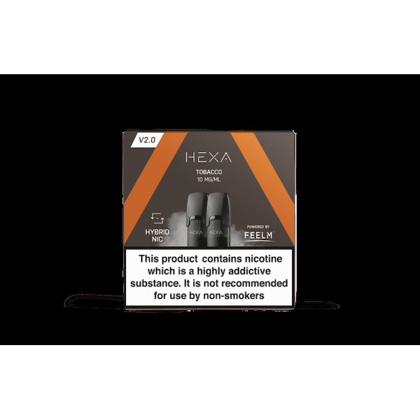 Hexa 2.0 Pod - Tobacco E-Liquid Pods (2x1.7ml)