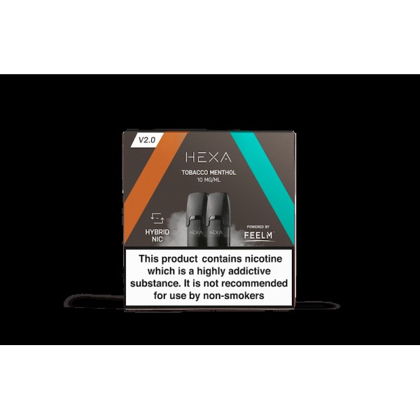 Hexa 2.0 Pod - Tobacco/Menthol E-Liquid Pods (2x1....