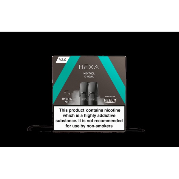Hexa 2.0 Pod - Menthol E-Liquid Pods (2x1.7ml)