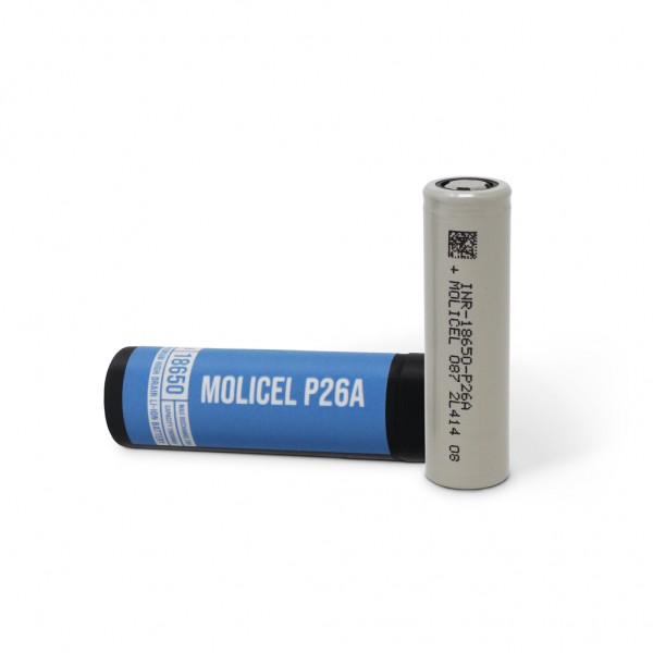 Molicel P26A 18650 2600mAh 25A Rechargeable E-Ciga...