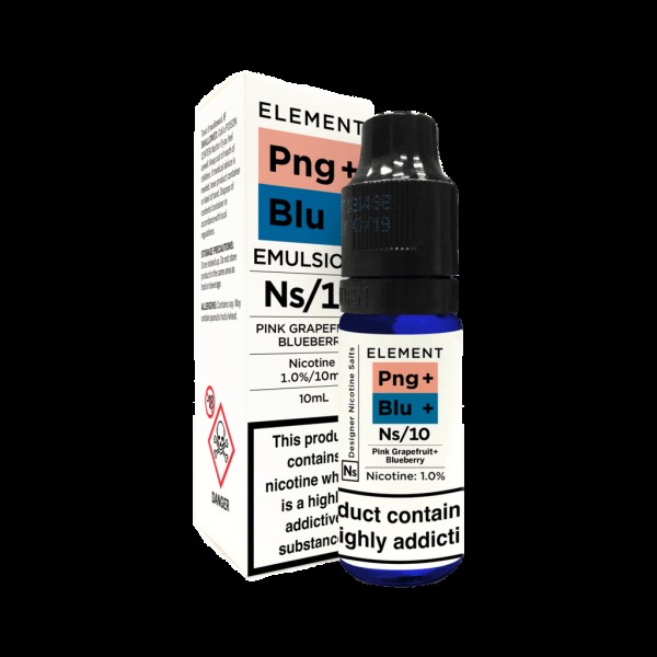 Element NS10 E-Liquids - Pink Grapefruit Blueberry...