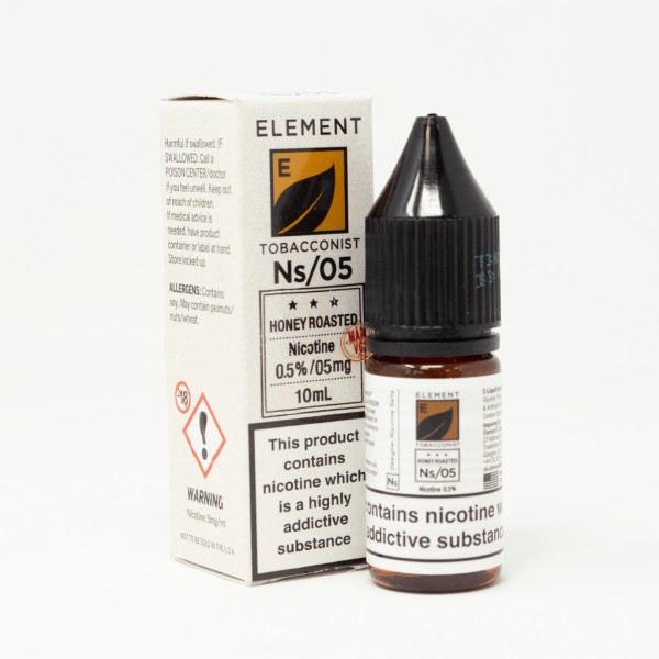 Element NS5 E-Liquids - Honey Roasted Tobacco - 10...