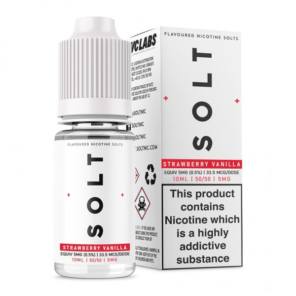 Solt E-Liquids - Strawberry Vanilla - 10ml