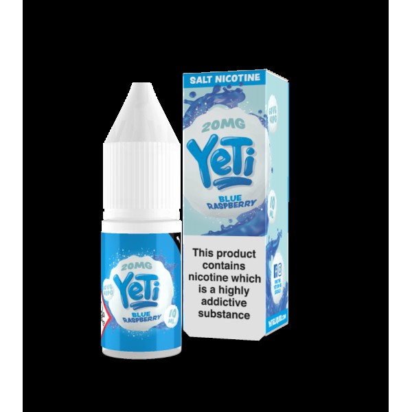 Yeti Salts - Blue Raspberry 10ml Nic Salt E-Liquid