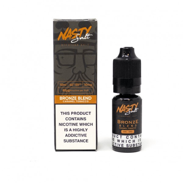 Nasty Tobacco Salt - Bronze Blend 10ml Nic Salt E-Liquid