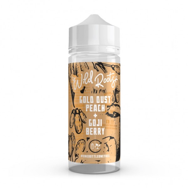 Wild Roots - Gold Dust Peach Shortfill E-Liquid (1...