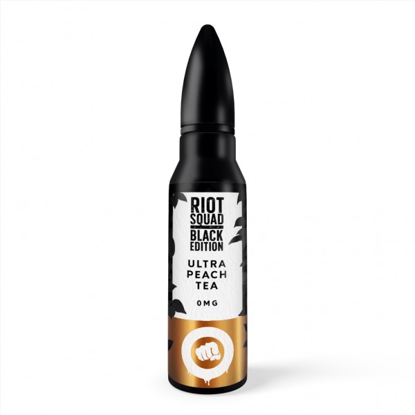 Riot Squad Black - Ultra Peach Shortfill E-Liquid (50ml)