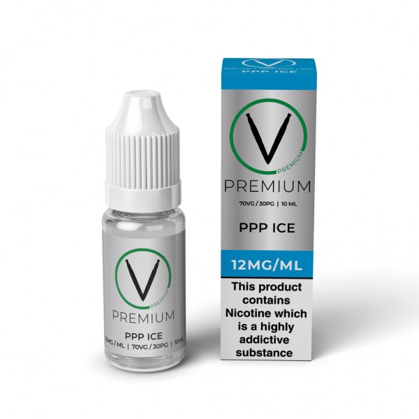 V Premium High VG - PPP Ice E-Liquid (10ml)