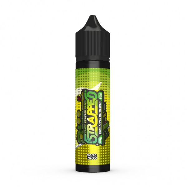 Strapped - Sour Apple Refresher Shortfill E-Liquid (50ml)