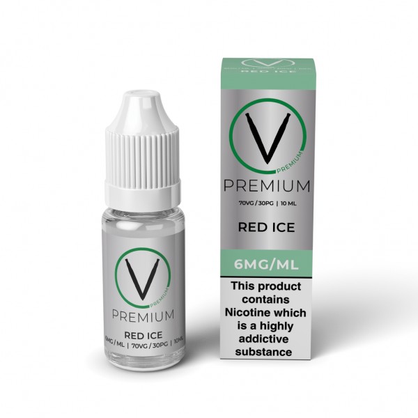 V Premium High VG - Red Ice E-Liquid (10ml)