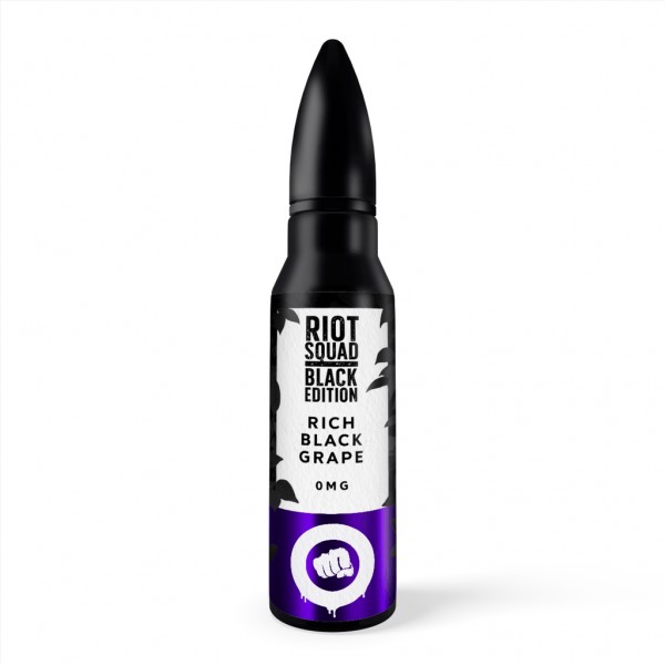 Riot Squad Black - Rich Black Grape Shortfill E-Liquid (50ml)