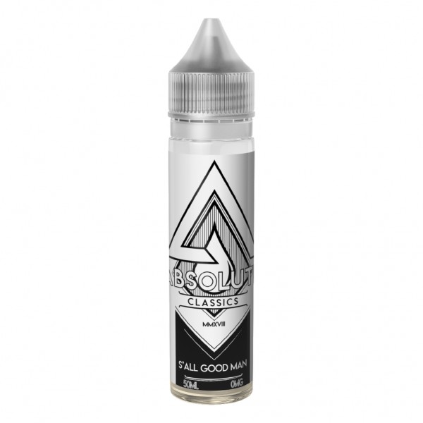 Absolute Classics White - S'All Good Man Shortfill E-liquid (50ml)