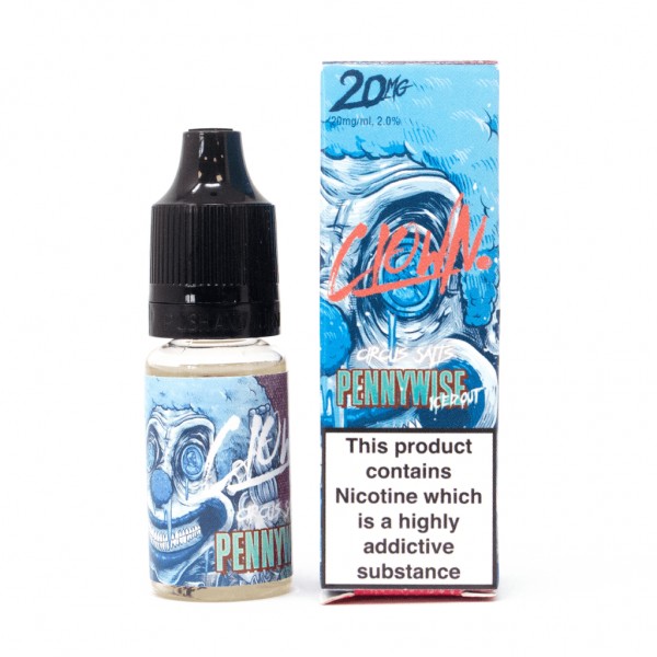 Clown Salts - Pennywise Iced Out 10ml Nic Salt E-L...