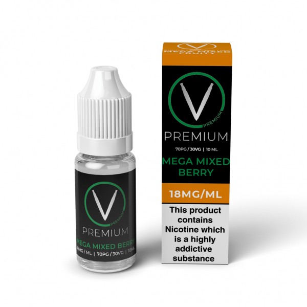 V Premium High PG - Mega Mixed Berry E-Liquid (10ml)