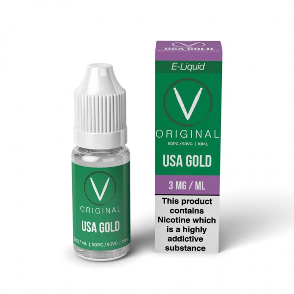 VO - USA Gold Tobacco E-Liquid (10ml)